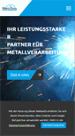 Mobile Screenshot of metallbau-merxleben.de